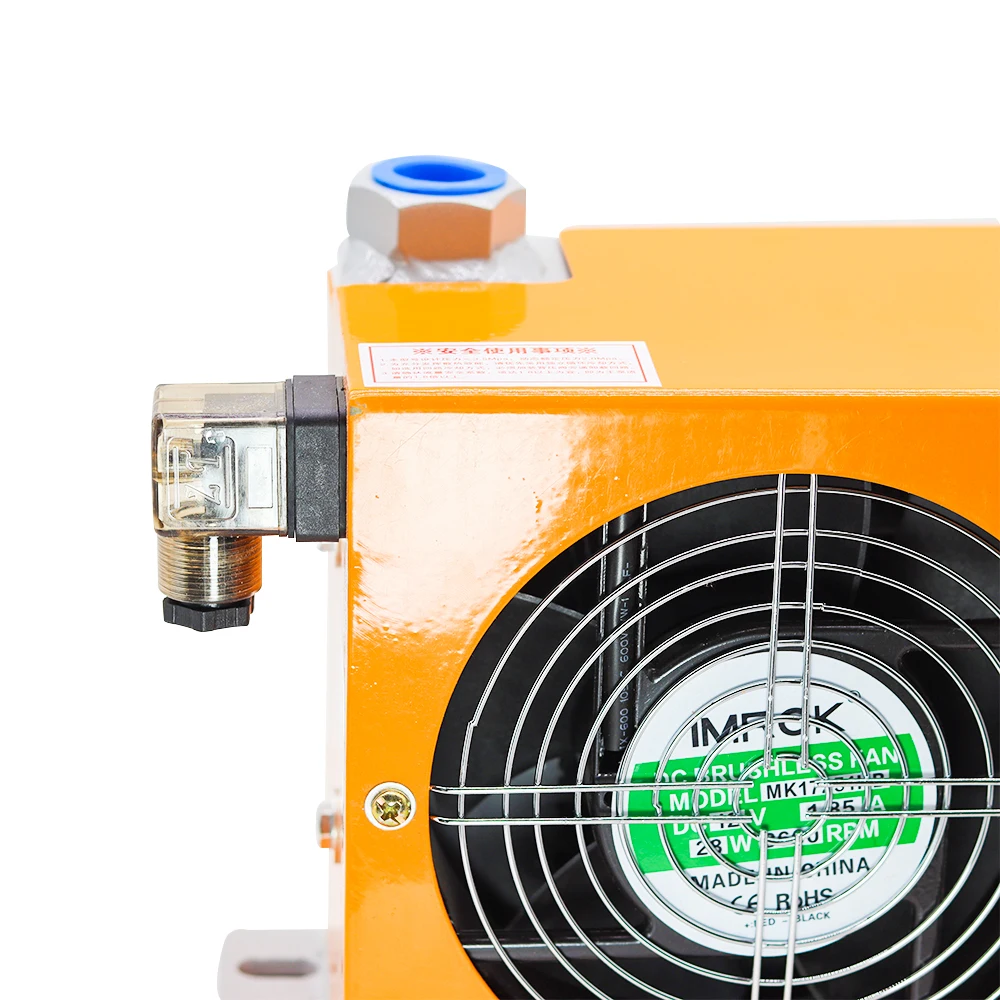 Double Fans 60L/MIN AH0608TL-CA Hydraulic Oil Cooler For CNC Machine Industrial Air heat exchanger