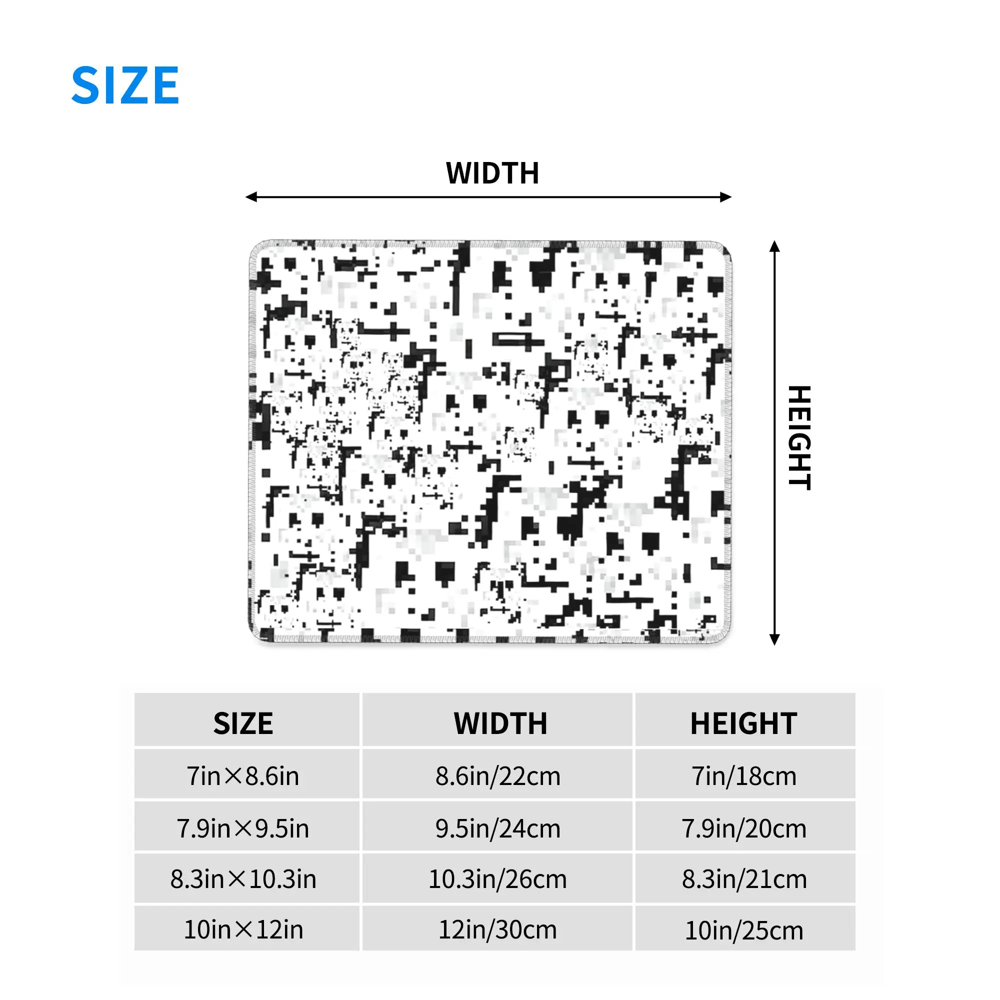 anti facial recognition Mouse Pad Computer Keyboard Mouse Mat Gaming PC Laptop Desk Mat Office Accessories Table Mats