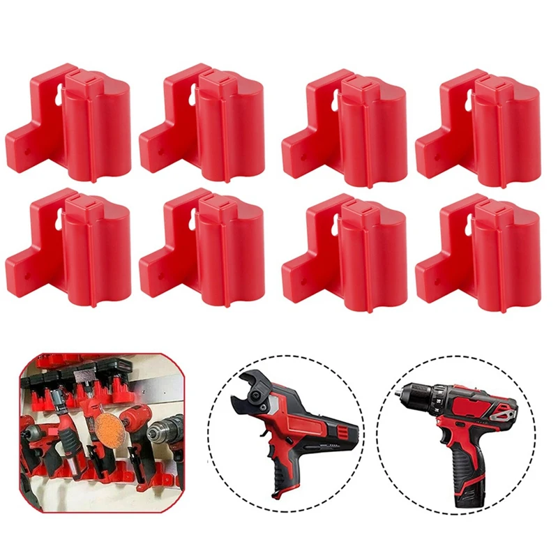 WCS-4 Pc Tools Power Battery Mounts Storage For Milwaukee M12 12V Holder Drill Tools Holder Wall Mount Storage Bracket Base