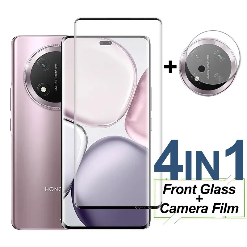 Full Cover Tempered Glass For Honor X9c Glass Honor X9c Magic7 Lite Screen Protector Protective Phone Camera Lens Film Honor X9c