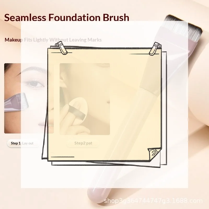 Pennello per fondotinta + tavolozza per trucco + set di soffio per cipria nero Strumento per miscelare crema per fondotinta Kit di strumenti per trucco cosmetico per trucco per unghie