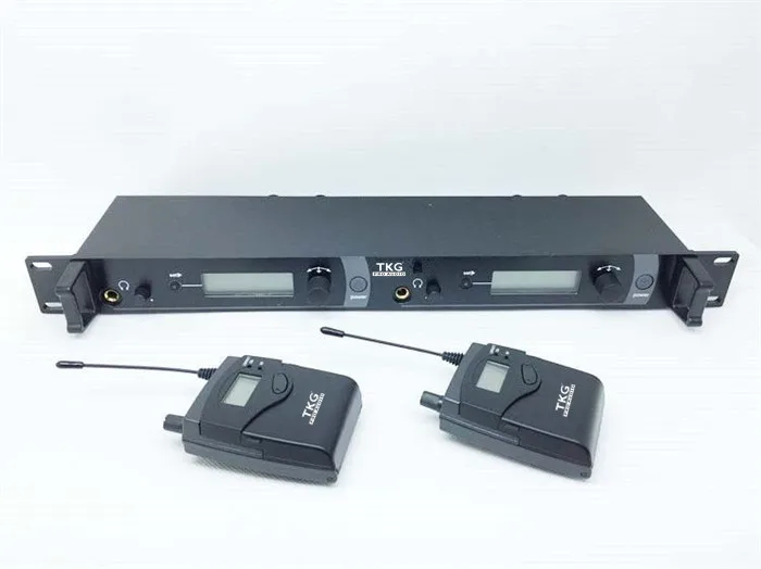 TKG best Mono  sound system receiver In Ear Monitor System SR-2050 2 Channel earphones in-ear wireless wireless stage monitor