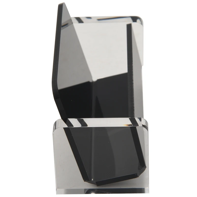 Acrylic Desktop Business Card Holder Display For Desk Elegant Business Card Stand For Office Black