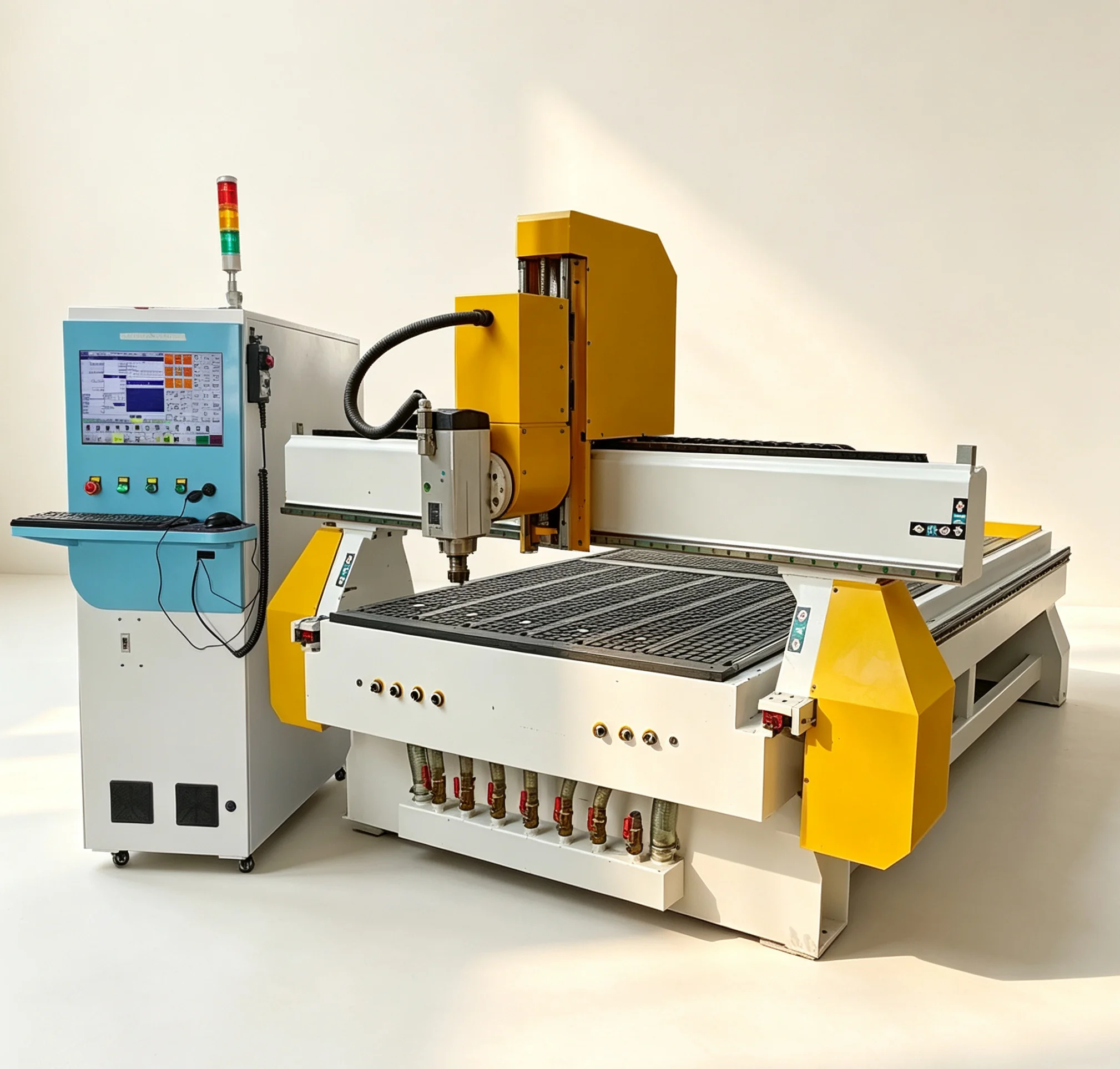 4 Axis CNC Router Machine Wood CNC Router 4 Axis Swing Head Carving Engraving Machine for Furniture Cabinet Door Sign Making