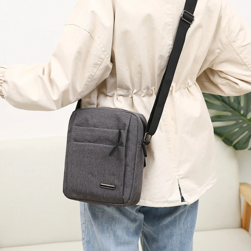 Bolso de mano Oxford de alta calidad para hombre, bandolera cruzada de hombro, informal, 2024