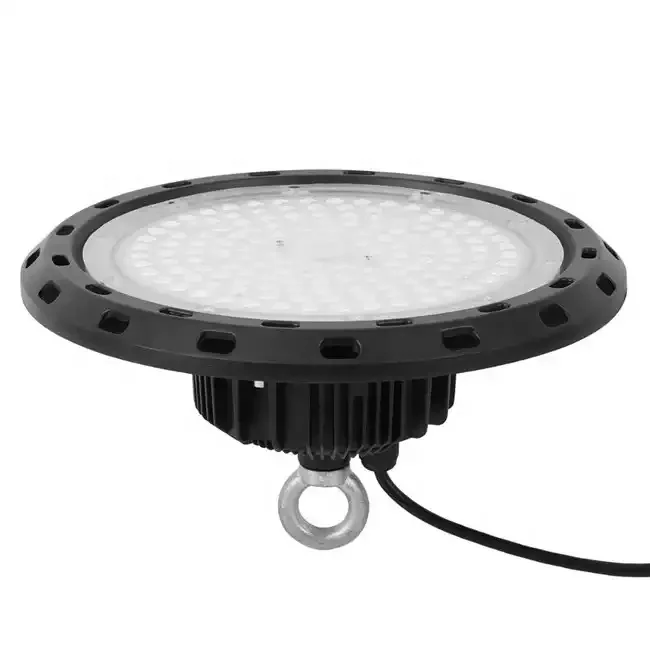 High Quality Warehouse Industrial Pendant Lamps Waterproof IP65  5 Years Warranty 100W 150W 200W 240W LED High Bay UFO Lights