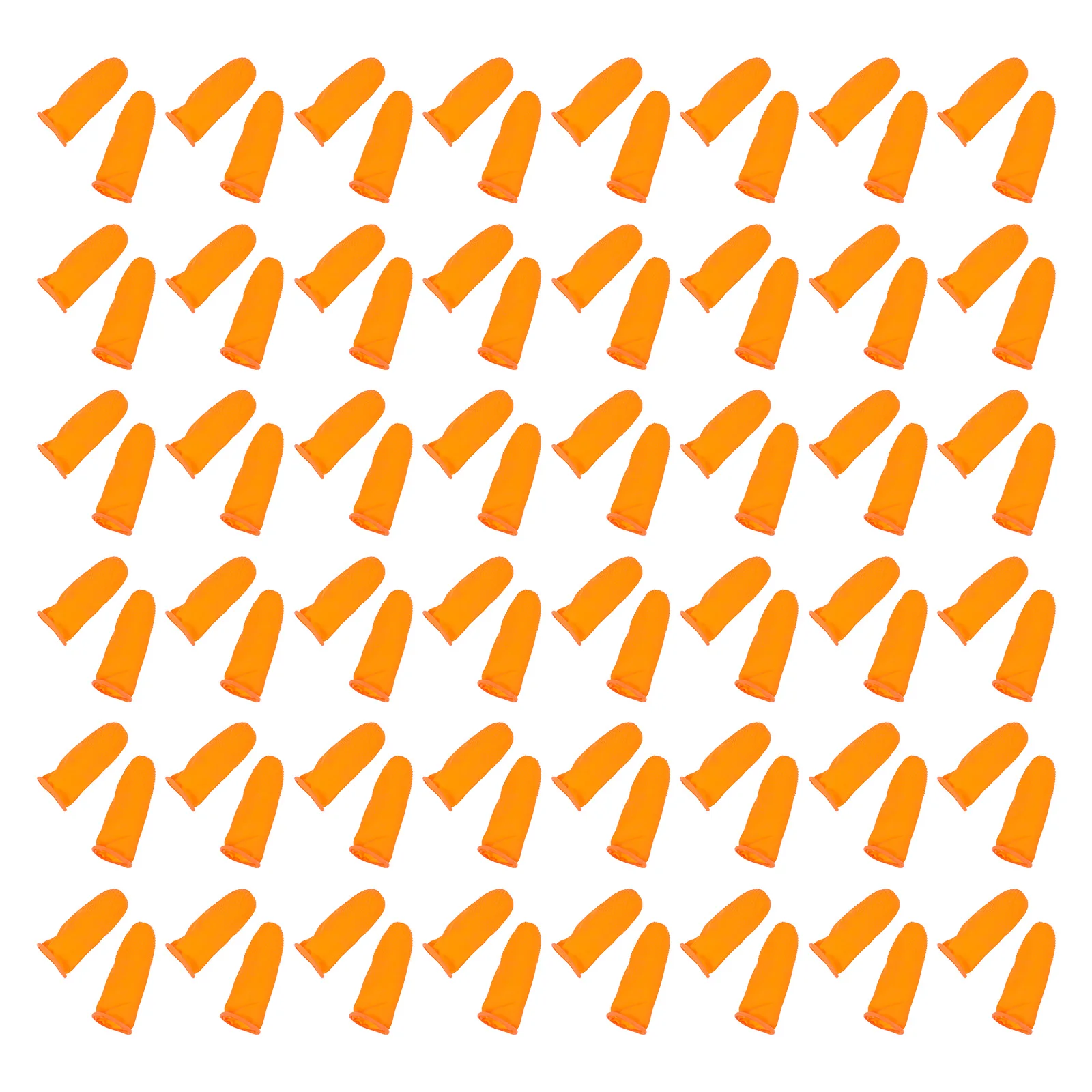 

100 Pcs Finger Non-slip Cots Fitness Sleeves UV Emulsion Weightlifting Cover