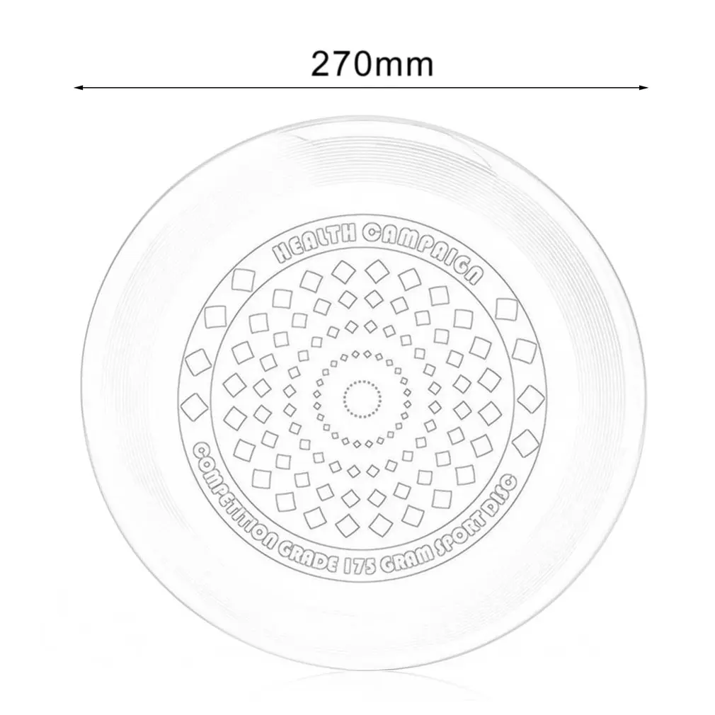 Ultimate Flying Disc Saucer para crianças e adultos, brinquedo de lazer ao ar livre, portátil Play Game Disc, competição, brinquedos esportivos, venda quente, 27cm, 1Pc