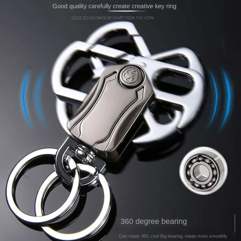 Multifunctional Key Chain Knife Anti-Anxiety Rotatable Keyring Box Cutter Phone Holer Bottle Opener Keychain Demolition Express