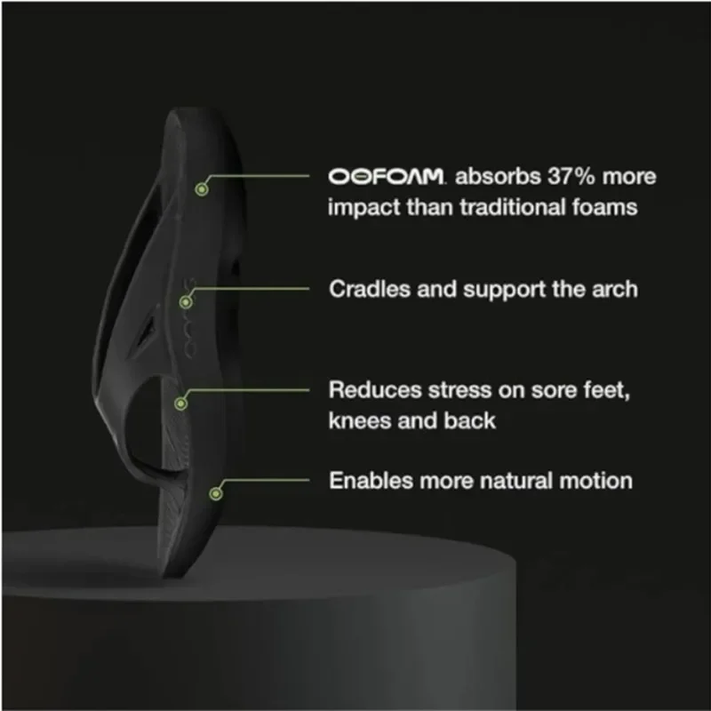 OOFOS Original Sandals - Lightweight Recovery Shoes Slippers Men Women Soft Bottom Indoor Home Slides Sandals Light Beach Shoe