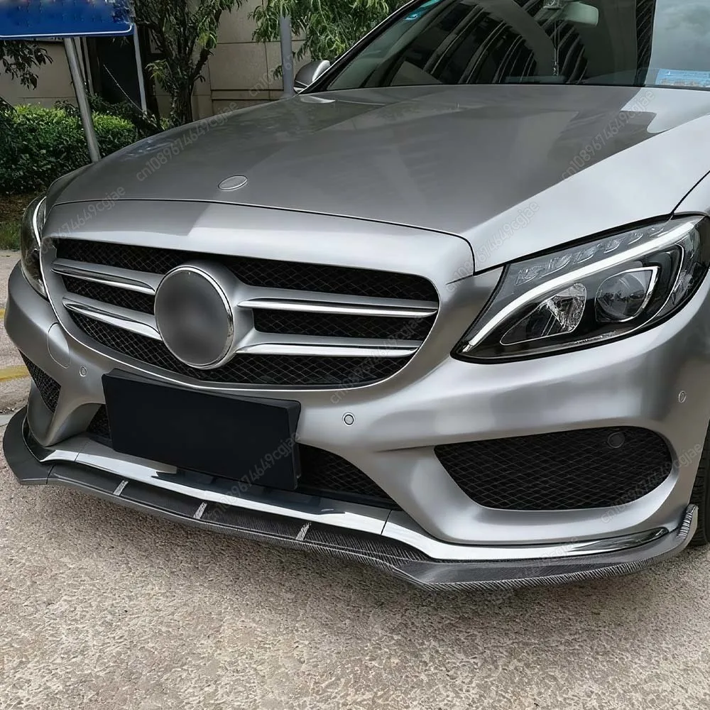 

Диффузор переднего бампера для Mercedes Benz C Class W205 C205 S205 C160 C200 C180 C300 C400 C450 AMG 2015-2021 Splitter Body Kit