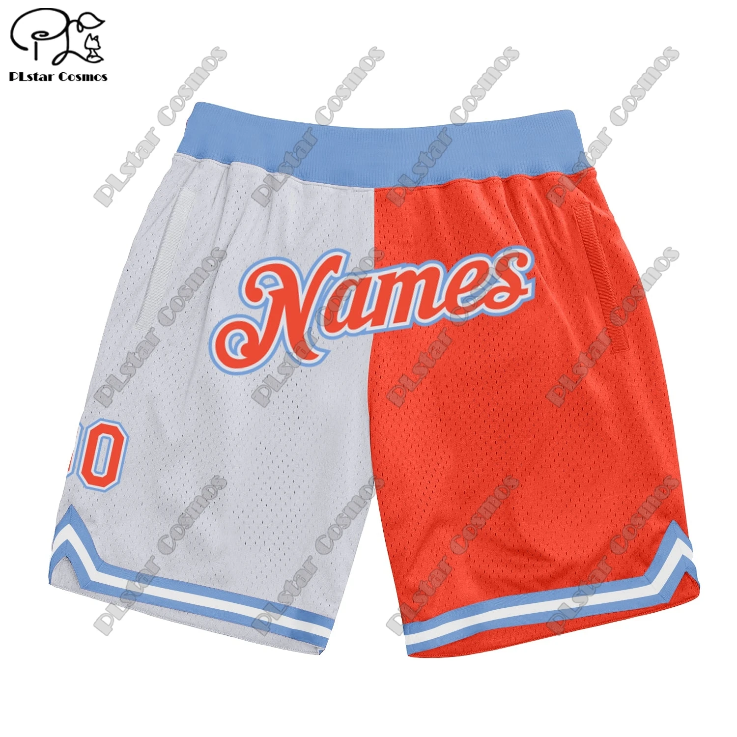 PLstar Cosmos-pantalones cortos de baloncesto con estampado 3D para hombre, ropa deportiva informal con nombre personalizado, a la moda, Serie 3, 2023