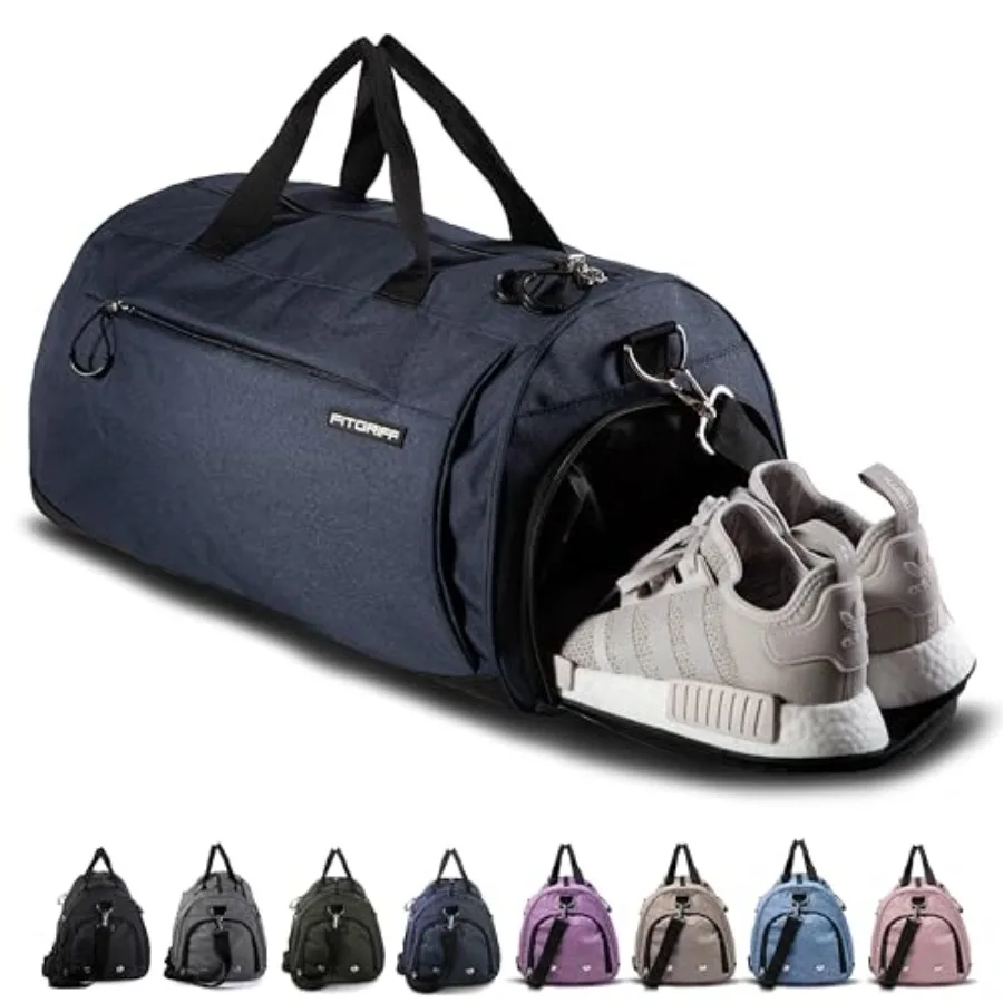 ® Gym Bag for Men and Women with Shoe and Wet Compartment - Duffle Bag for Travel, Sports, Fitness and Workout