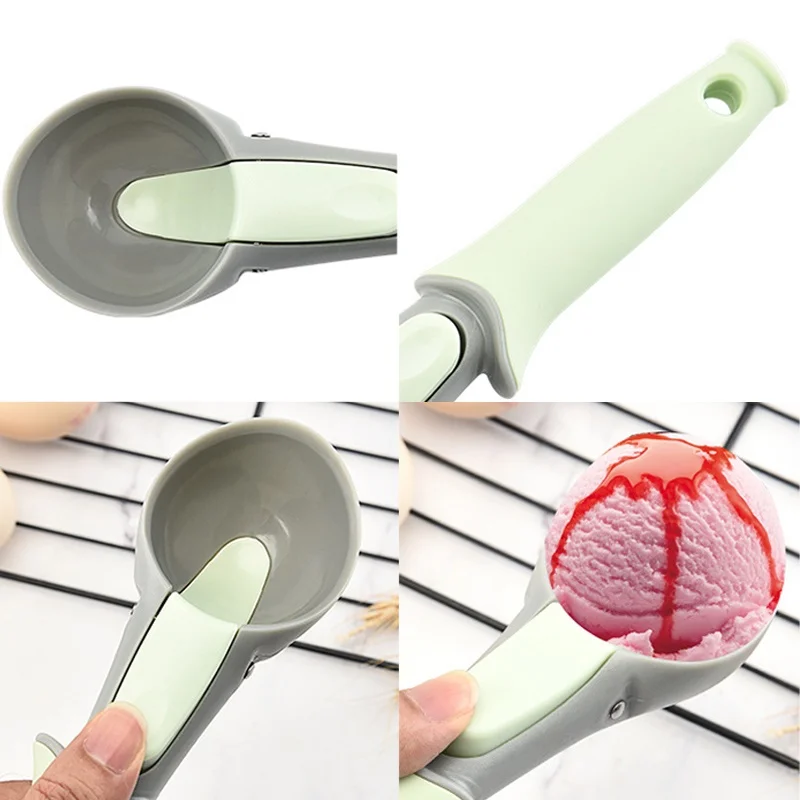 Ice Cream Scoop Ice Cream Spoon Icecream Cookie Scoop Melon Fruit Baller Ice Ball Maker Kitchen Tools