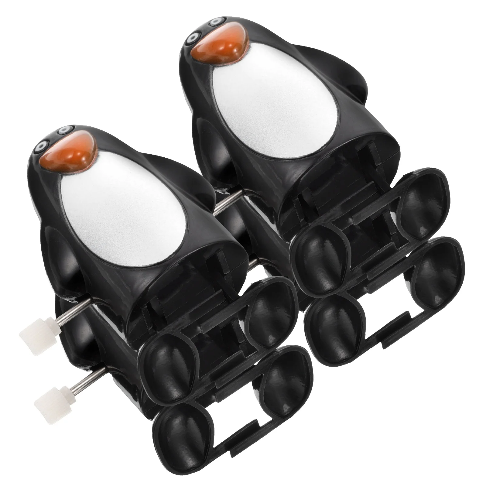 4 Pcs Filling Clockwork Toy Penguin Student Christmas Presents Plastic Walking Animal Toys