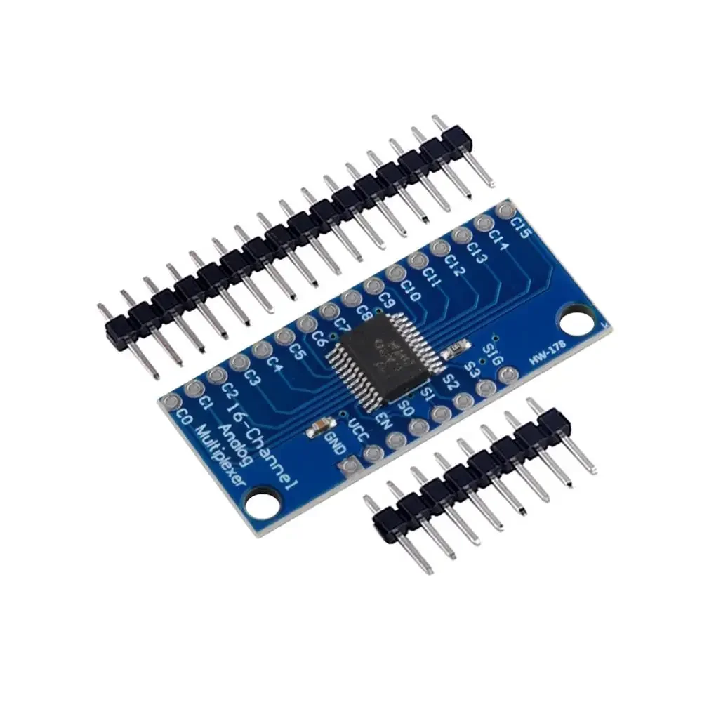 Módulo de placa de ruptura de alta velocidad para Arduino 74HC4067, multiplexor Digital analógico ADC de 16 canales, 5 uds.