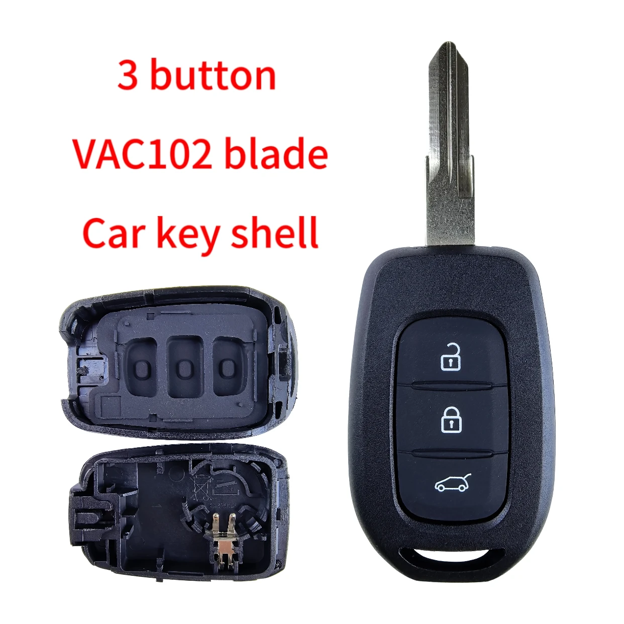 Jingxin 4A PCF7961 Chip 433Mhz 2/3-Tasten Autoschlüssel für Renault Sandero Logan Lodgy Dokker für Dacia Duster Smart Control Key – Detail 17