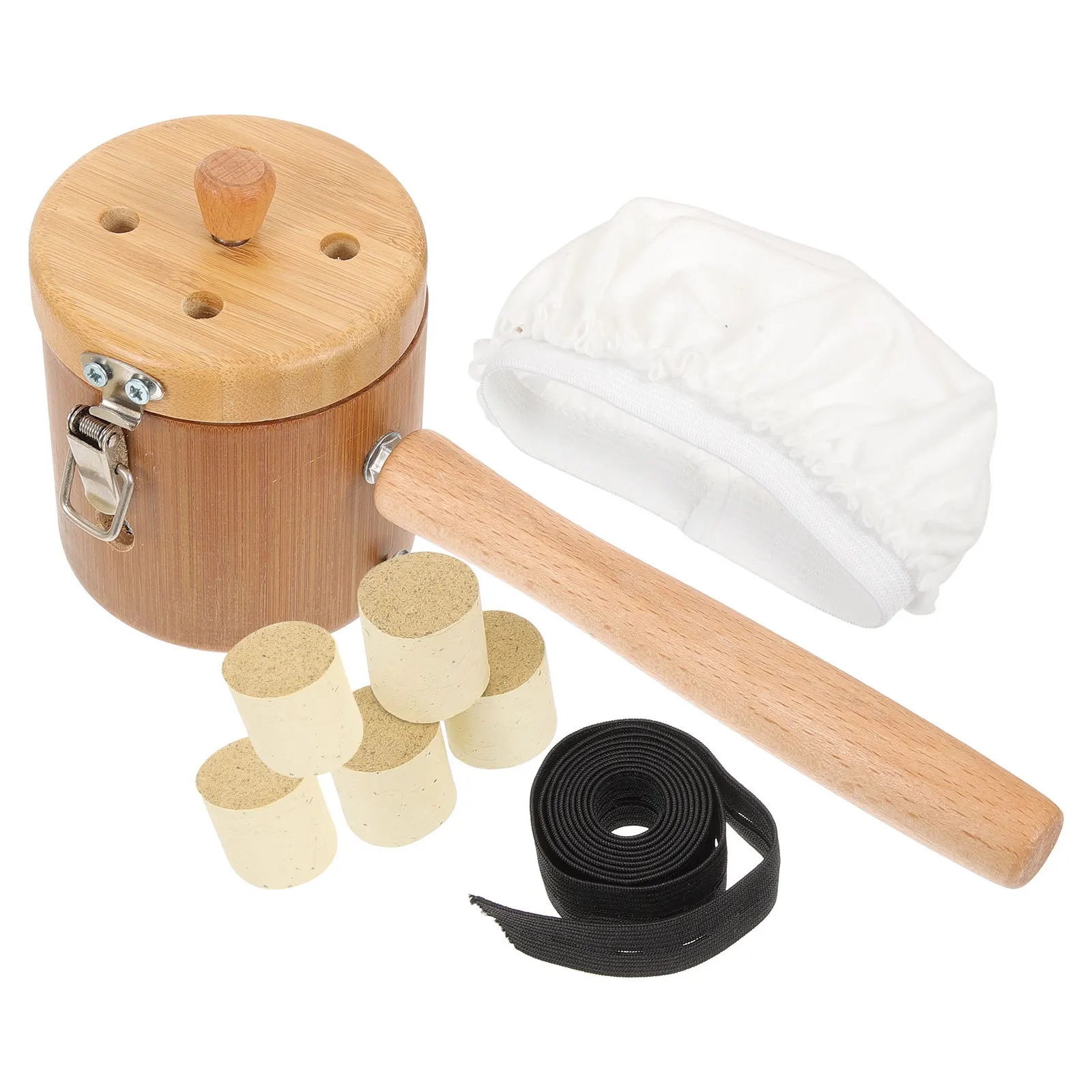 1 مجموعة باليد الكى صندوق خشب متين Moxa عصا حرق الحال بالنسبة العلاج بالوخز بالإبر دائم شبكة من الاستانلس استيل Moxa #5