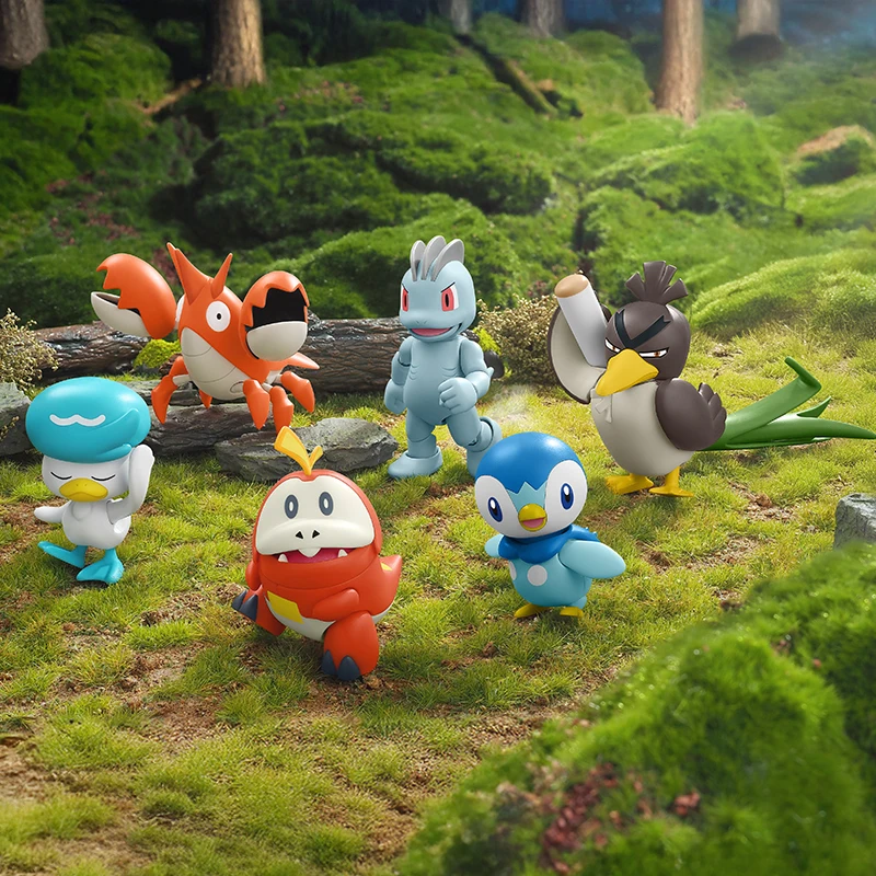 

Новый оригинальный Blokees Pokemon Fuecoco Piplup Blokees Classic Series S Vol.3 Строительные блоки Фигурка Настольная коллекционная игрушка в подарок