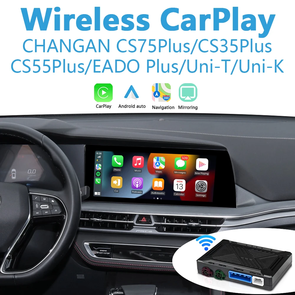 CHANGAN Apple CarPlay Modul Für CS35Plus CS55Plus CS75Plus CS85 CS95 EADO Uni-T Hinzufügen Android Auto Unterstützung Original 360 Kamera