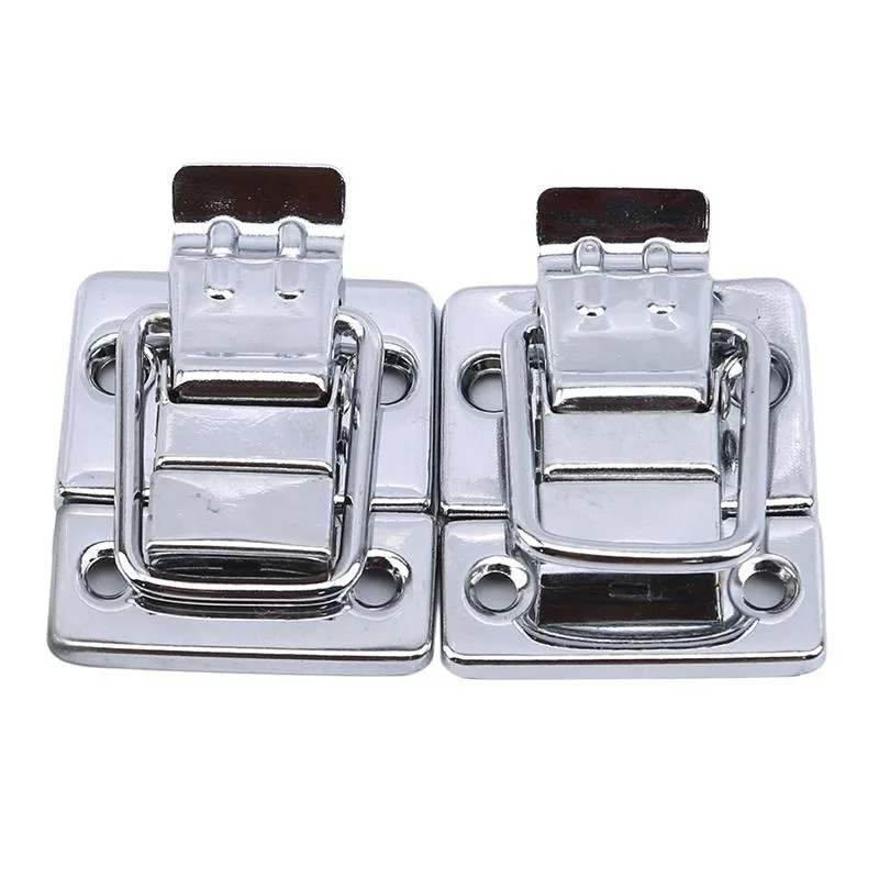 10PCS Stainless Steel Chrome Toggle Latch for Chest Box Case Suitcase Tool Clasp