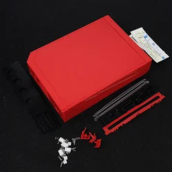 Rood Voor Wii Volledige Case Cover Behuizing Shell Met Knoppen voor Nintend Wii Behuizing Shell Case voor Wii Game Console Accessoires