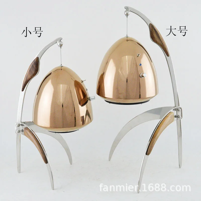 Eenvoudige moderne lichte luxe roestvrijstalen Bluetooth-audioluidspreker ornament model kamer verkoopkantoor woonkamer gebouw decorat