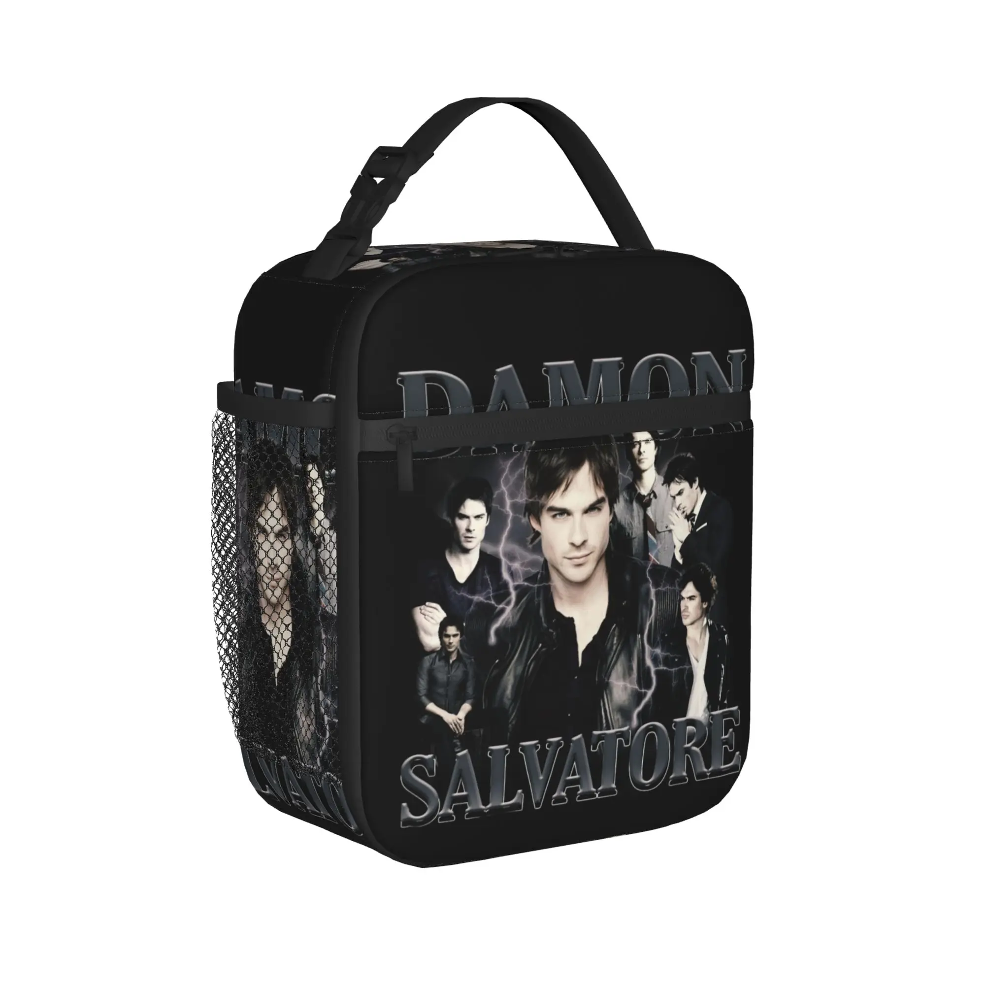 The Vampire Diaries TV Series Insulated Lunch Bags Thermal Bag Reusable,Lunch Container  Leakproof Tote Lunch Box Food Bag
