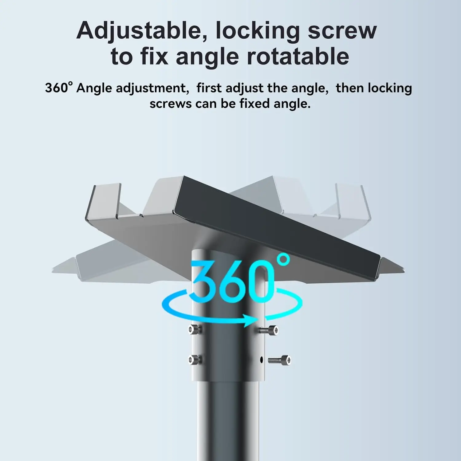 Metal Roof Bracket Set for Starlink Gen 3 ,Starlink Gen 3 Adapter,Straight Suport Pipe,Fixed Mount Base
