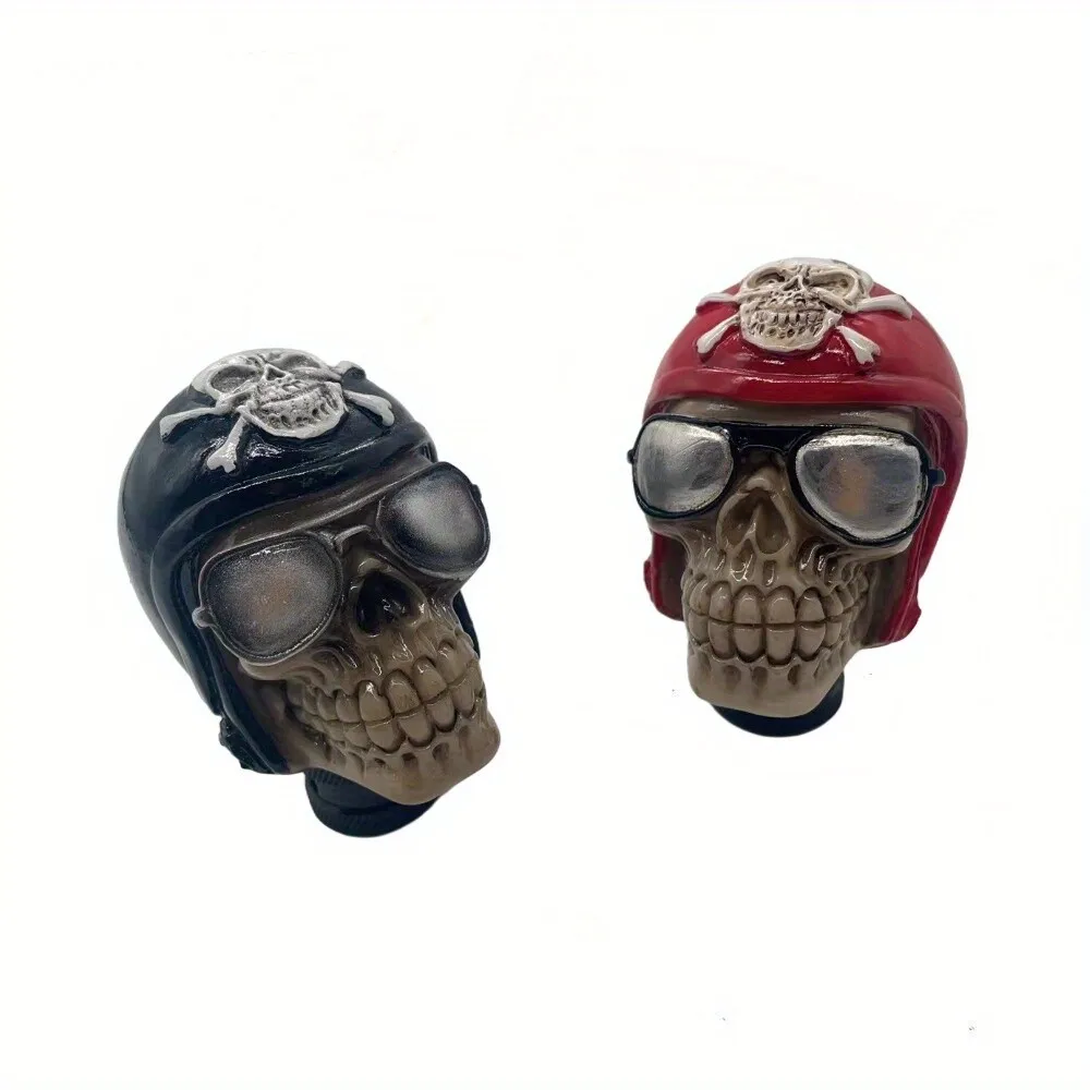 

Black Pirate Skull Manual Automatic Gear Shift Knobs Car Styling Manual
