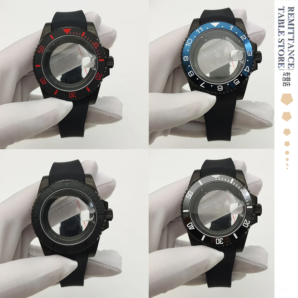 Men's mechanical case 40mm, assembled parts, NH35 case for NH35/NH36/8215/8200/2813 movements, with distinctive watches