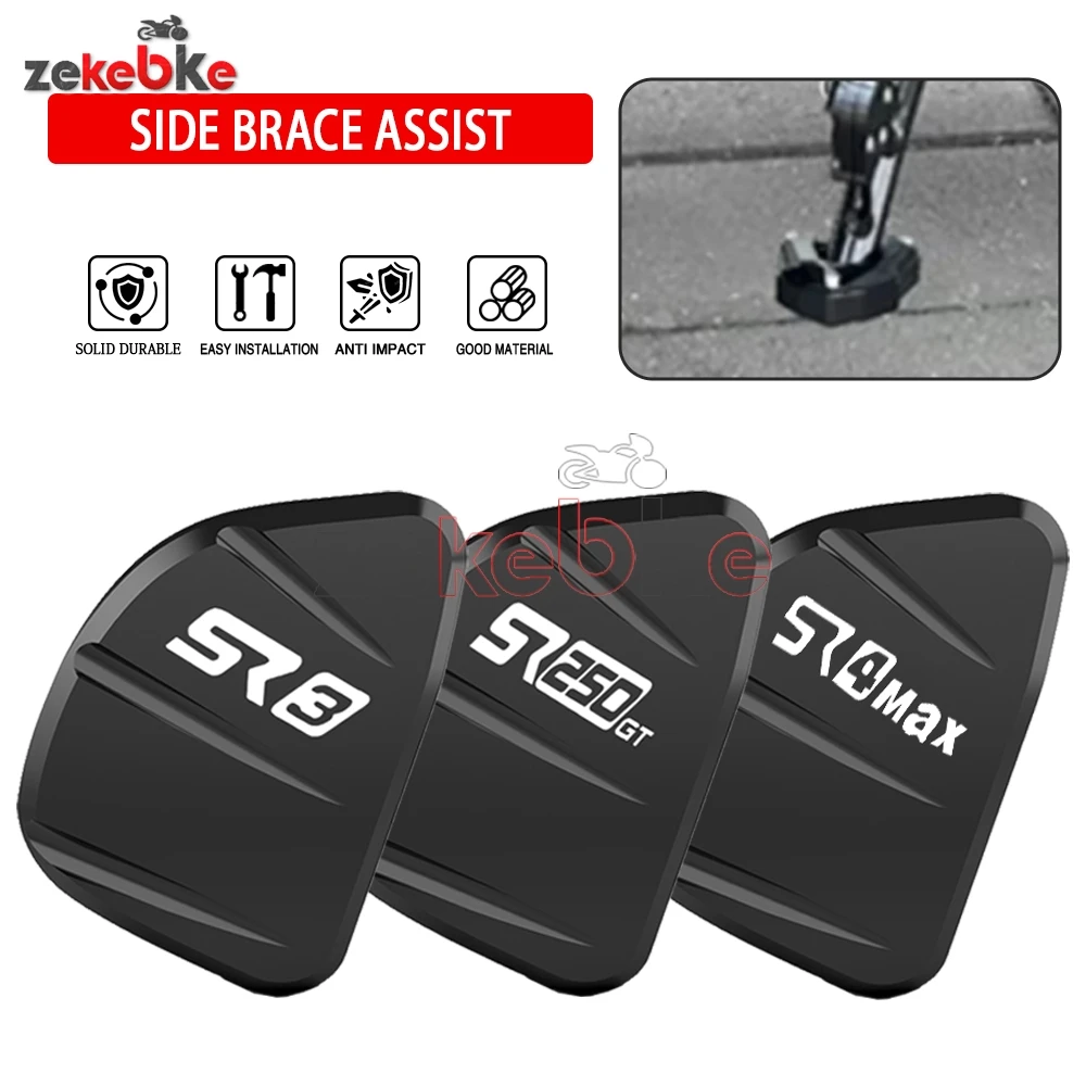 

Motorcycle FOR VOGE SR3 400SR4 SR4 300 250 400 SR250GT SR4Max SR 3 4 Kickstand Side Stand Enlarger Side Brace Assist Accessories
