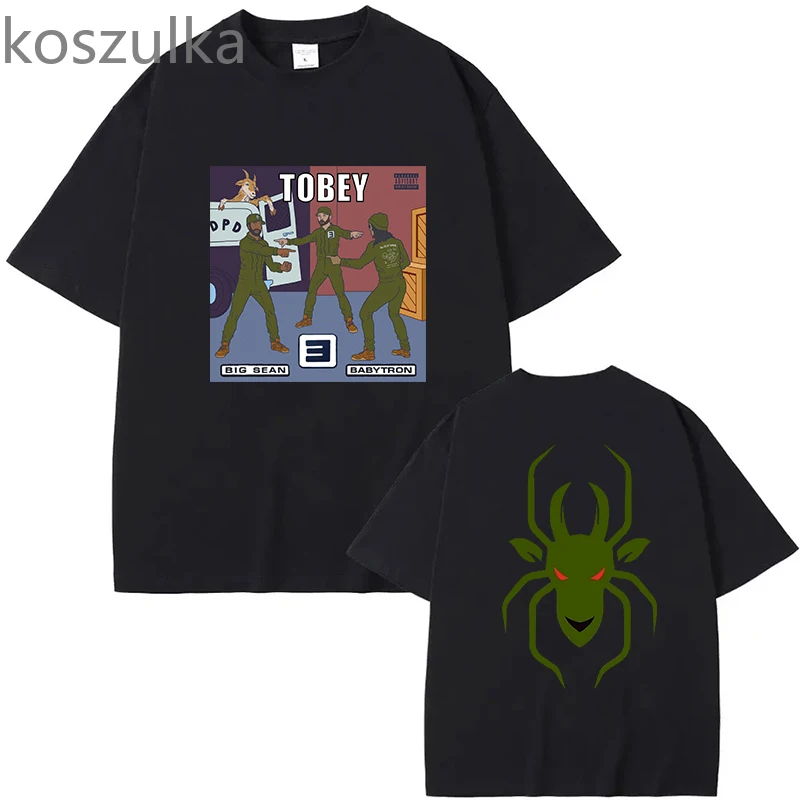 Hot New Eminem Tobey T-Shirts Summer Short Sleeve Shirts Fans Gift Harajuku Unisex Vintage Pure Cotton Fashion t shirt Clothes