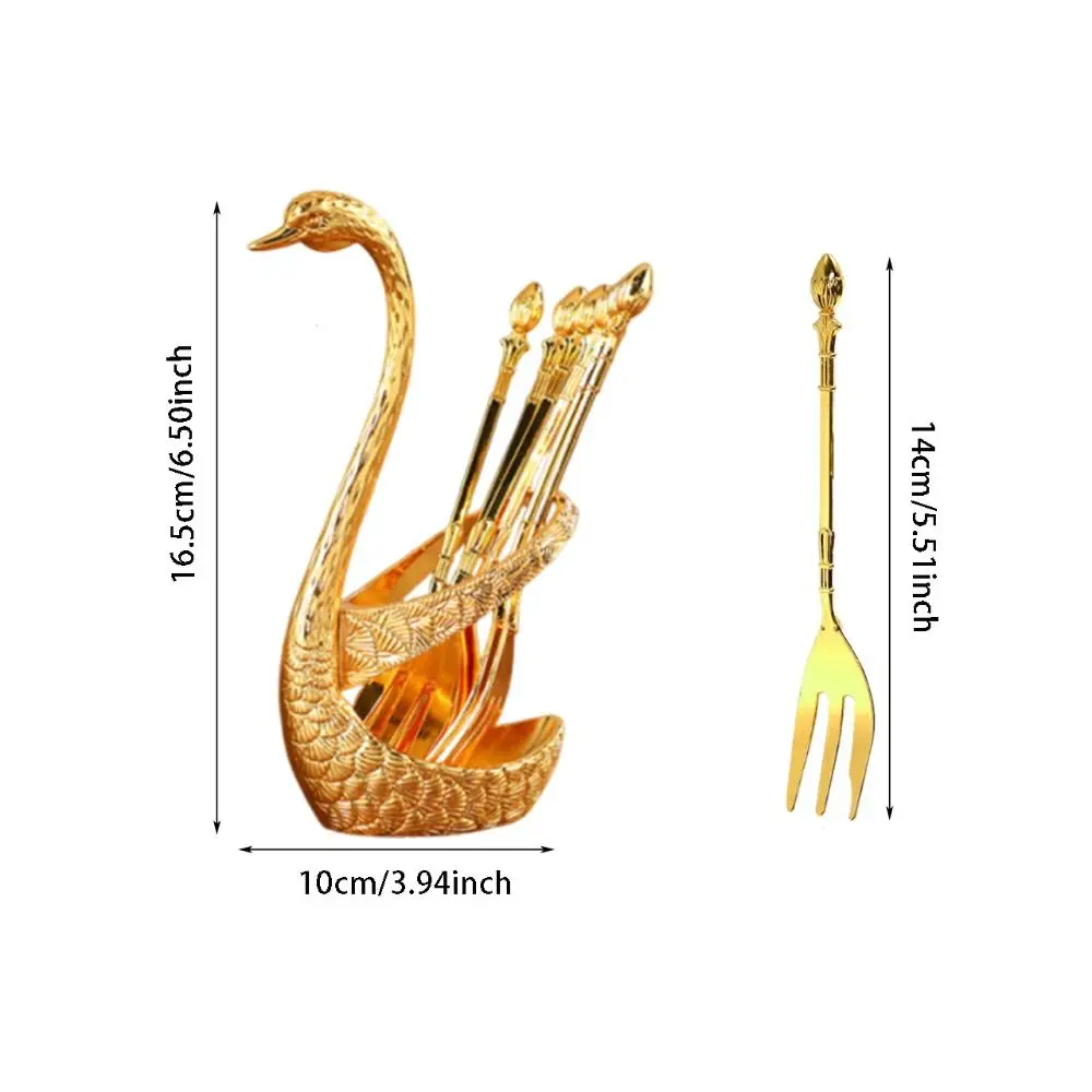 Elegant Swan Tableware Set 6