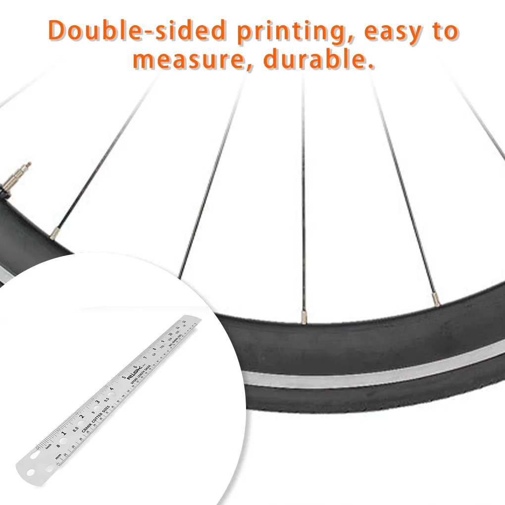 

Линейка со спицами для дорожного велосипеда, датчик длины, измерительные инструменты для подшипников кривошипа, фиксация, ремонт, обслуживание, линейки, аксессуары