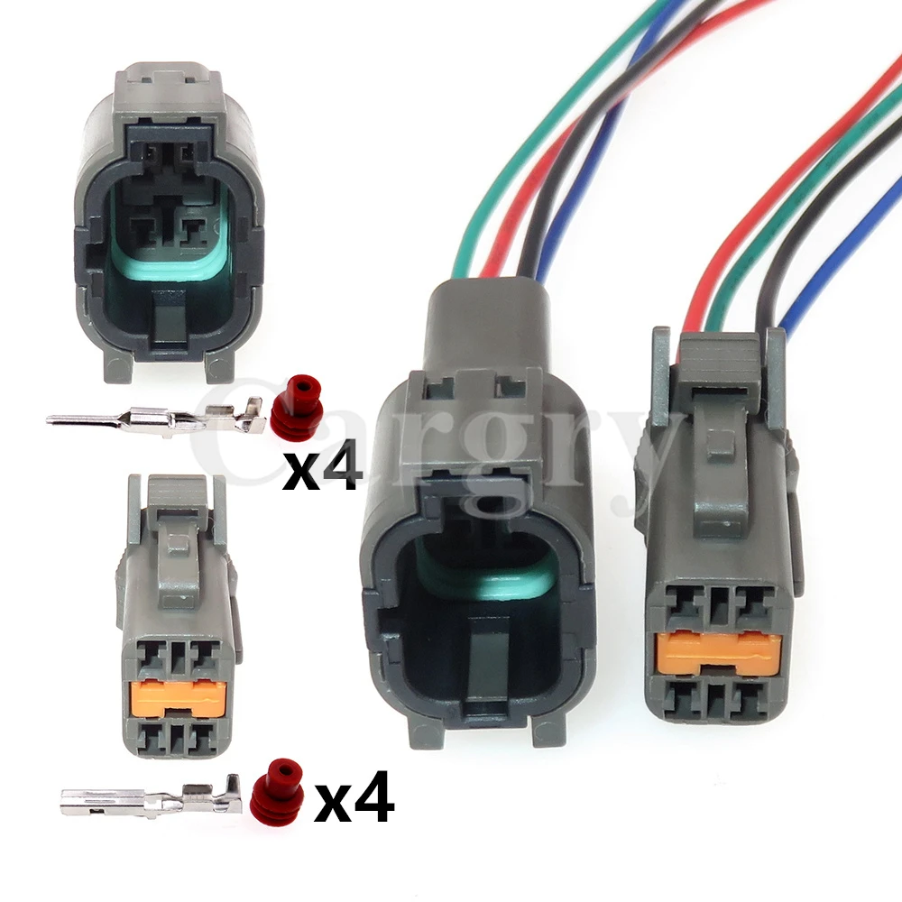 1 Set 4P 7222-7740-40 7123-7740-40 PB011-04327 PB015-04320 AC Assembly Car Waterproof Socket Car Electric Wire Connector