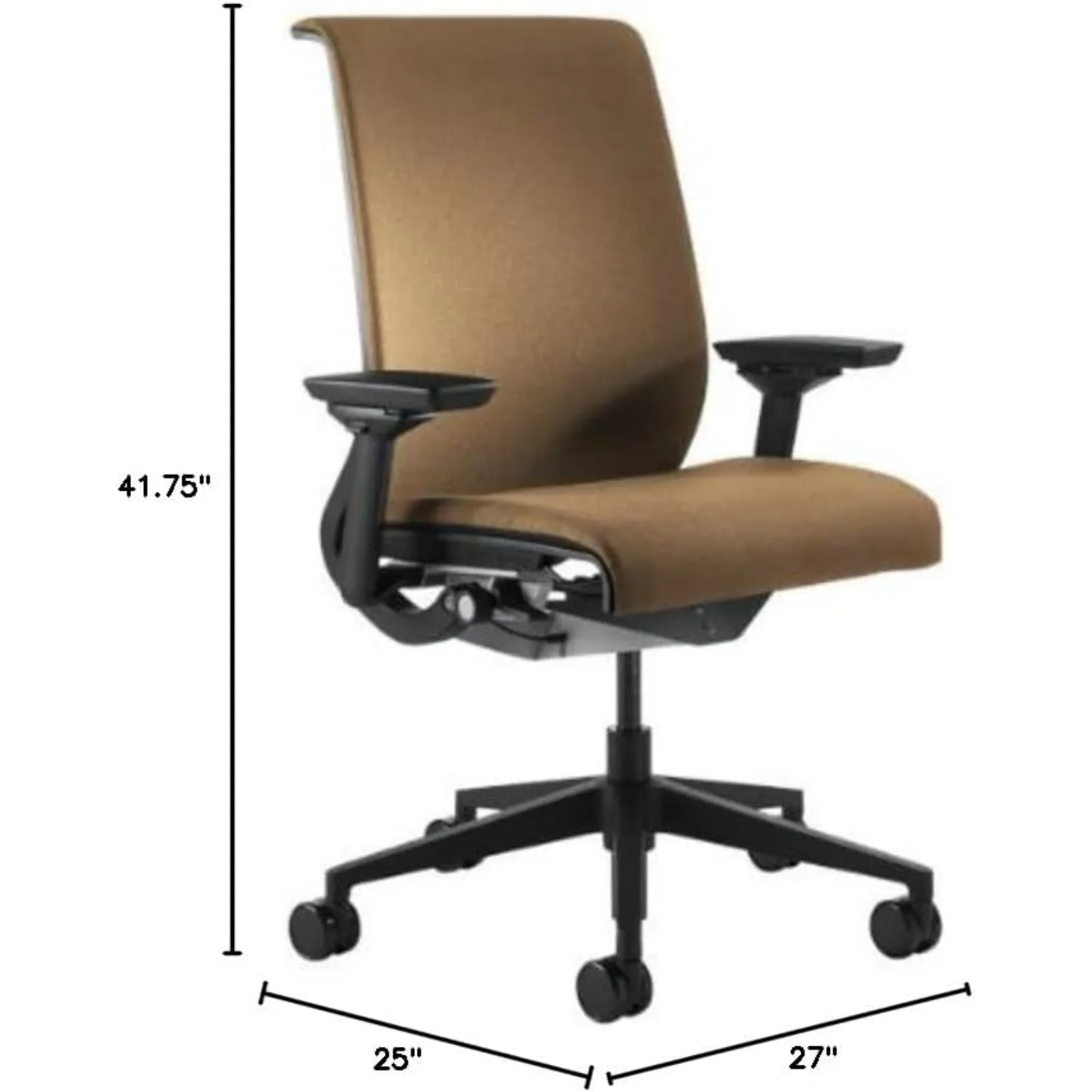 Los EE. UU. Think sofisticado, multiusuario Cinco puntos de ajuste Columna de oficina ergonómica