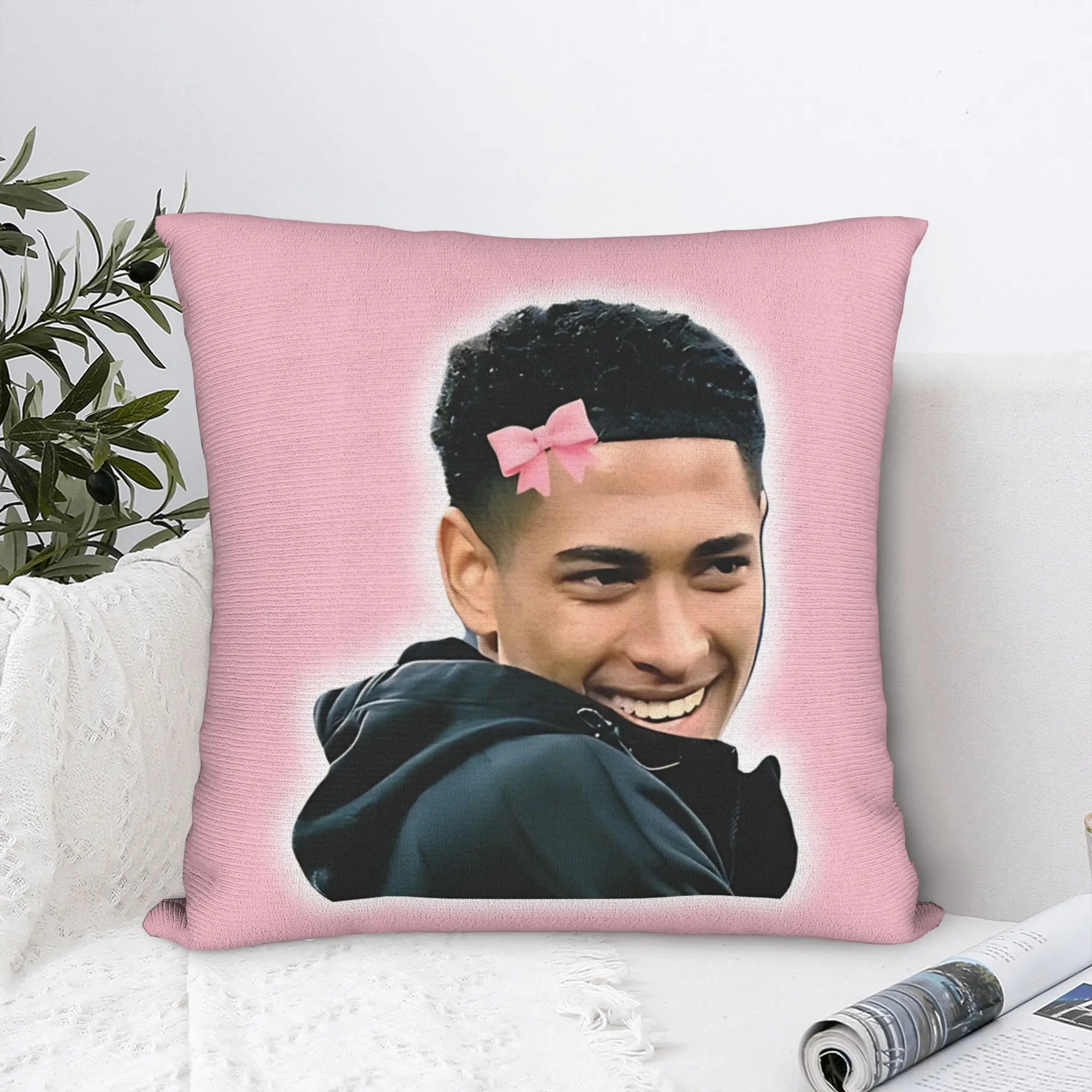 Football J-Jude B-Bellinghams Pillowcases  Fashion Pillow Case For Sofa Home Decoration Graphic Pillow Cover