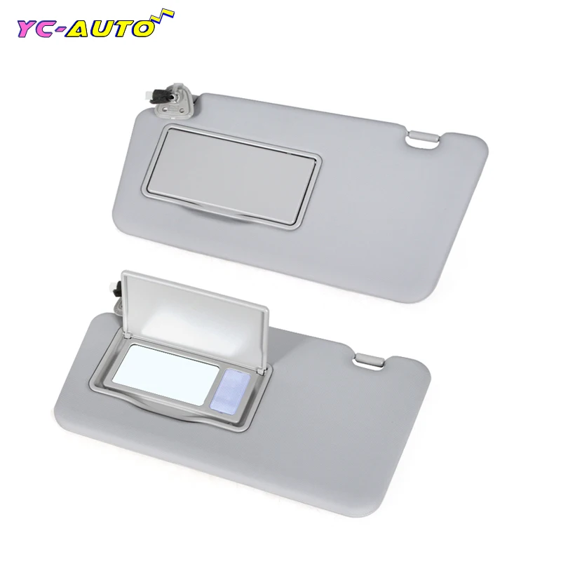 Car Sunvisor Accessories For Renault Koleos 2009 2010 2011 2012 2013 2014 2015 2016 Front Sun Visor Wth Makeup Mirror With Light