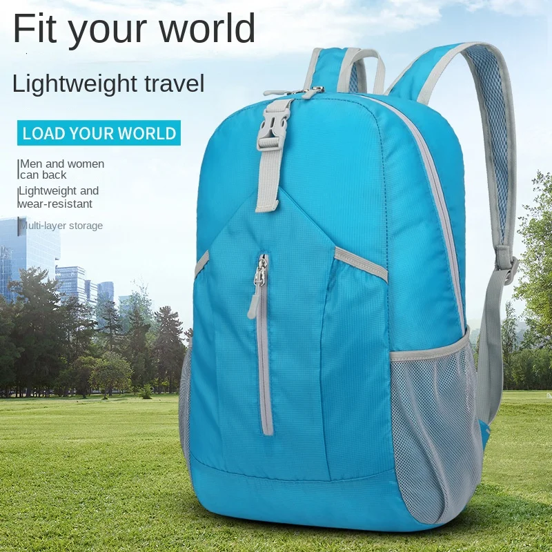 2026 New Water-Resistant Lightweight Outdoor Backpack Large Capacity Foldable Travel Daypack