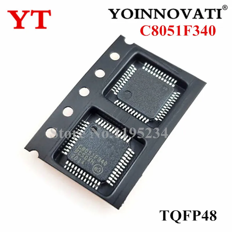 50pcs/lot C8051F340-GQR C8051F340-GQ C8051F340 TQFP48 IC