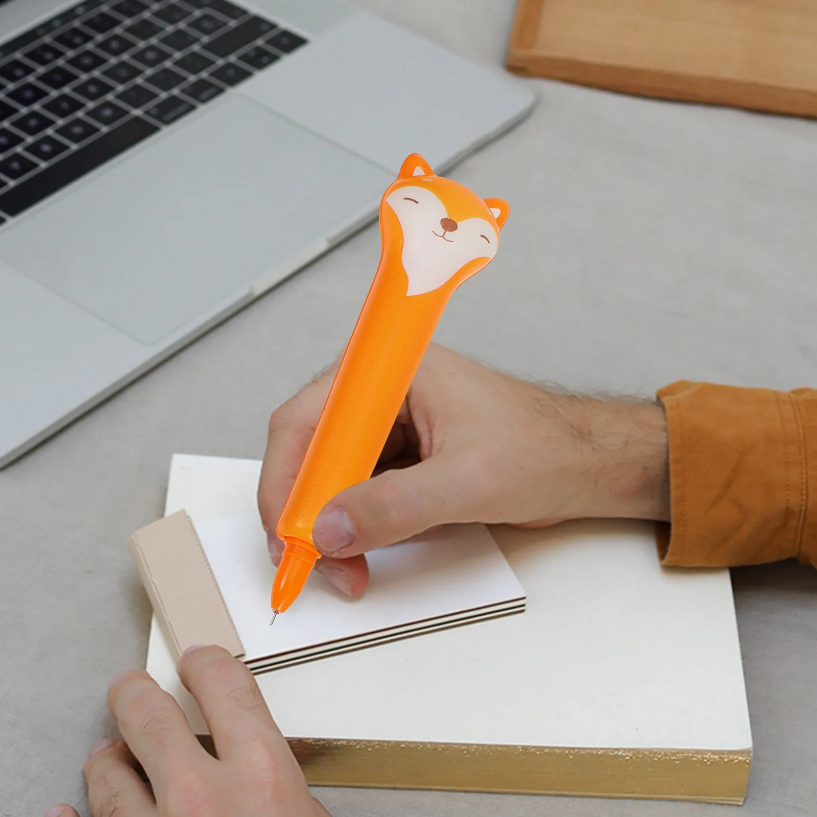 

Cute Fox Gel Pen Kawaii Animal Pens Smooth Writing School Stationery Supplies Novelty Office Journaling School Stationery Pen