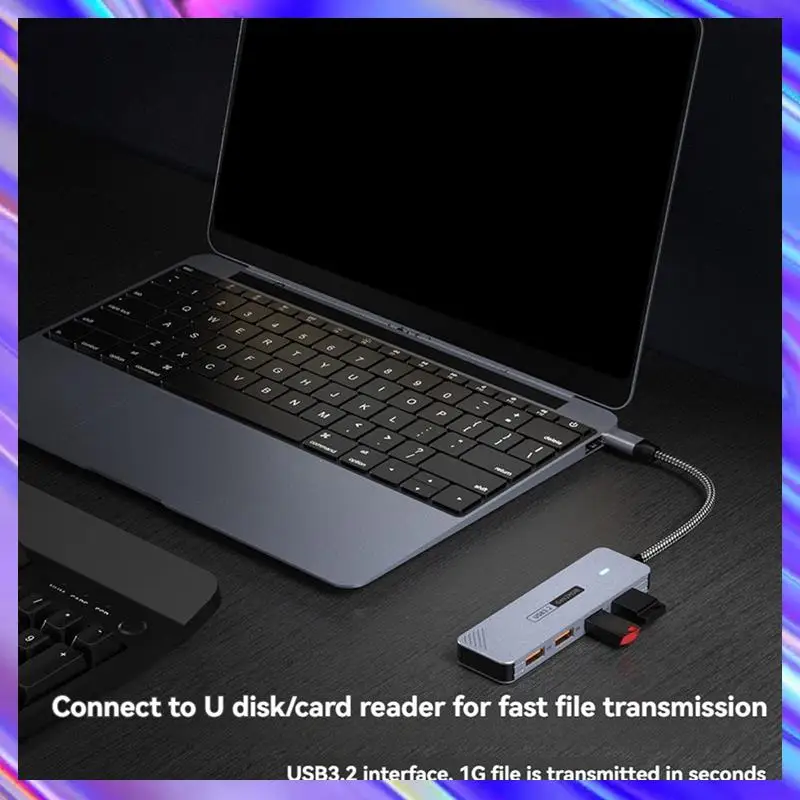 

A24U 3X 10 Гбит/с USB 3.2 GEN2 HUB USB C HUB Высокоскоростной USB-разветвитель USB Type-C 3.2 HUB