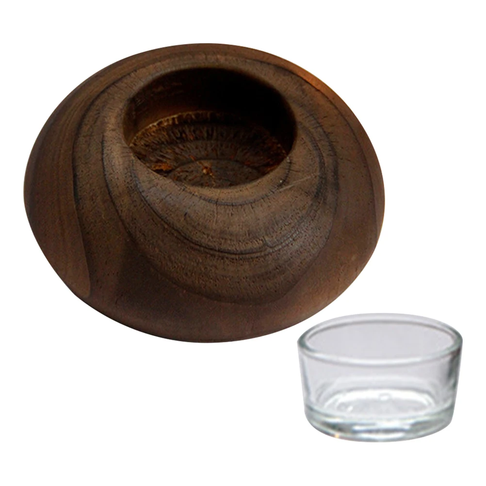 

Wooden Tea Light Holder Natural Rustic Design for Home Wedding Party Decor Decorative Wood Stand Craft