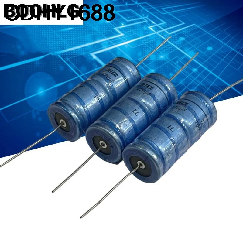 2PCS BC 138 LL Series 470UF 100V 18X42MM Axial FEVER Electrolytic Capacitor
