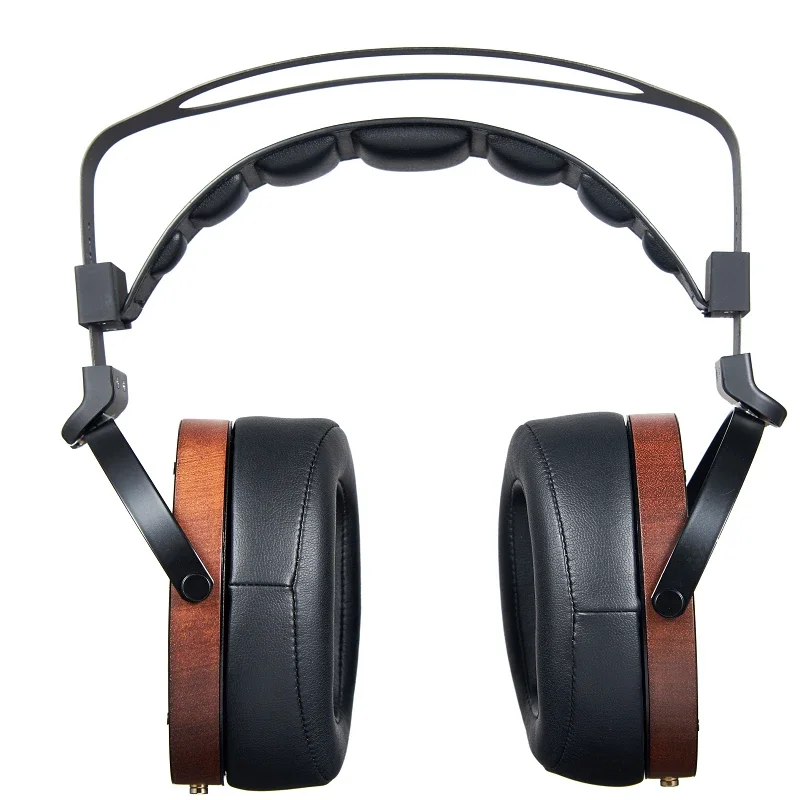 OEM Professional Studio Isodynamic Planar Magnetic Headphones On Ear Audiophile Wood Headphones for DJ