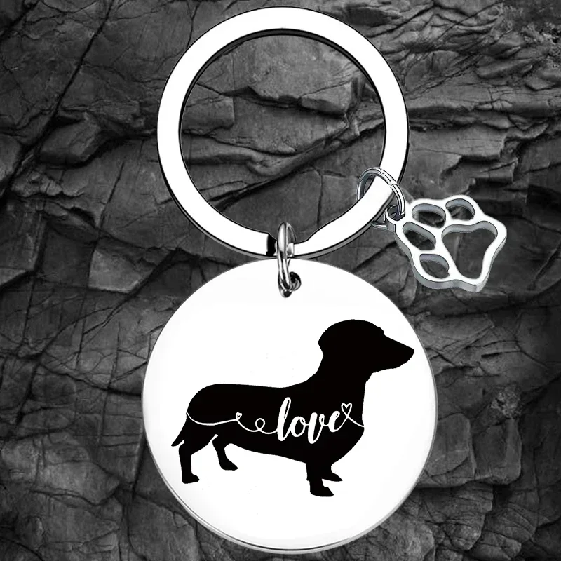 Dog Dachshund Keychain Dachshund Mom Gifts Key Rings animal Dachshund Lover Gifts