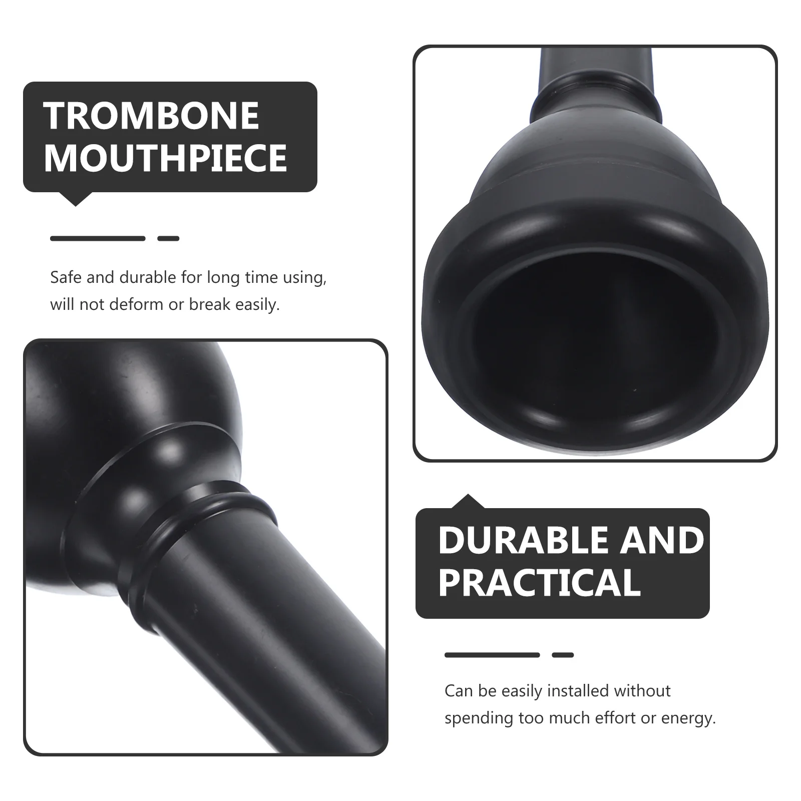 

Mouthpiece Plastic Durable Replacement For Alto Instrument Instrument Accessories Musical Tools Beginners