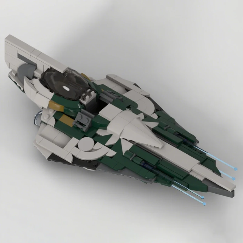 

479 шт. Star Battle MOC Saesee Tiin's Delta-7B Aethersprite-Class Light Interceptor Starfighter Строительные блоки DIY игрушки подарок