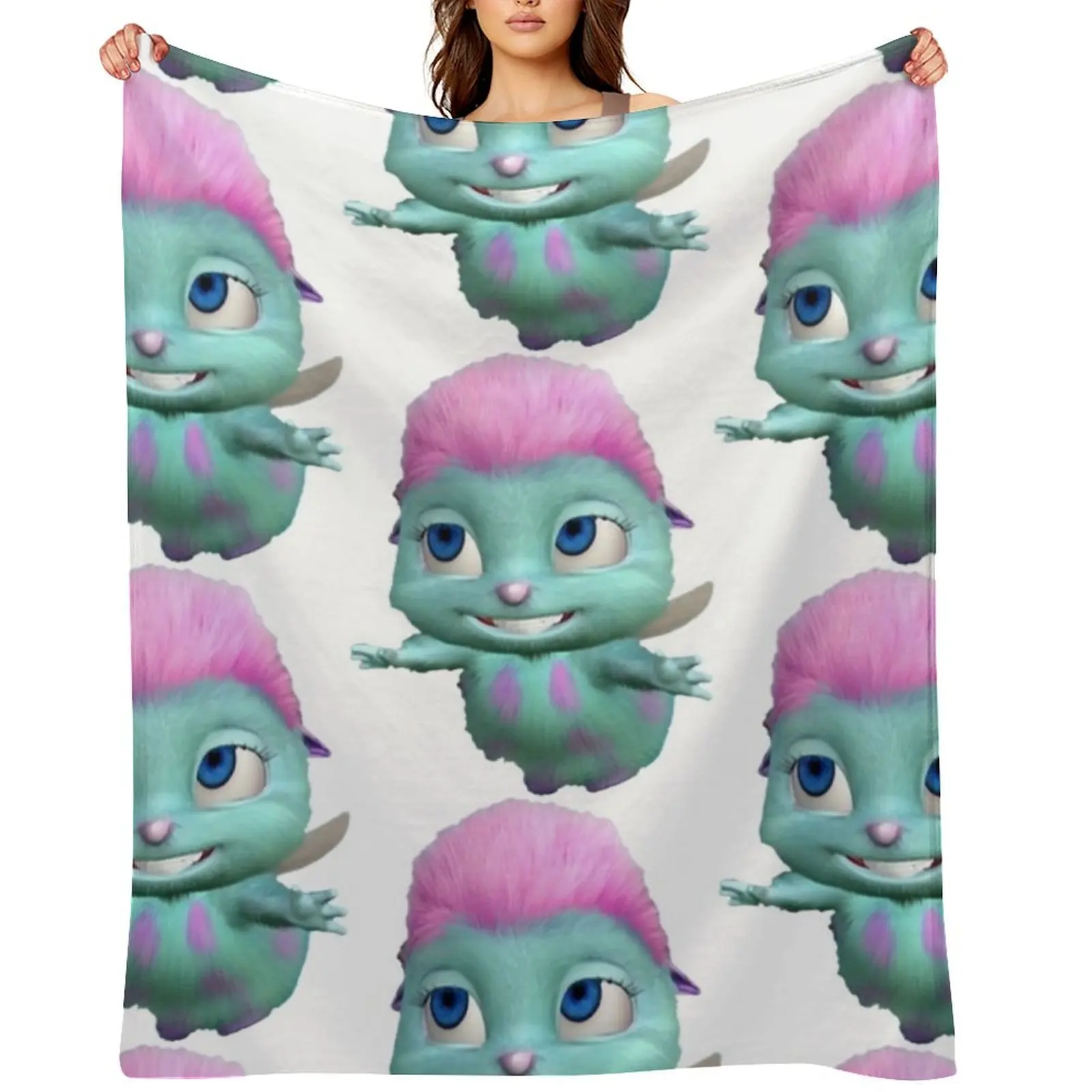 here comes BIBBLE Throw Blanket Soft Blankets Sofas Of Decoration Flannel Fabric Luxury Furry christmas decoration Blankets